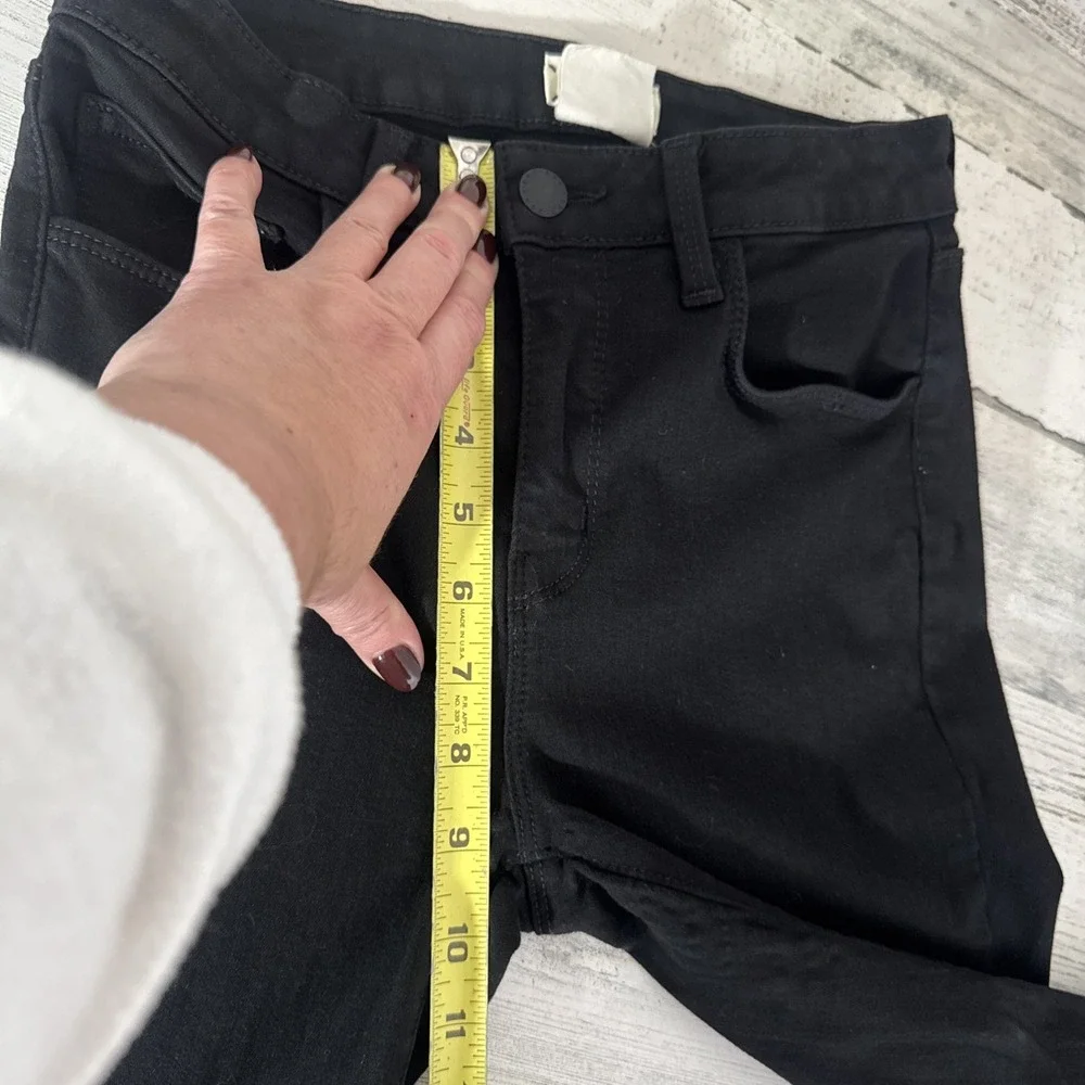L'AGENCE Margot High Rise Skinny Jeans‎ Black Size 26 Cotton Blend